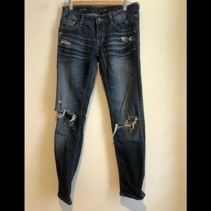 VGOSS distressed denim jean